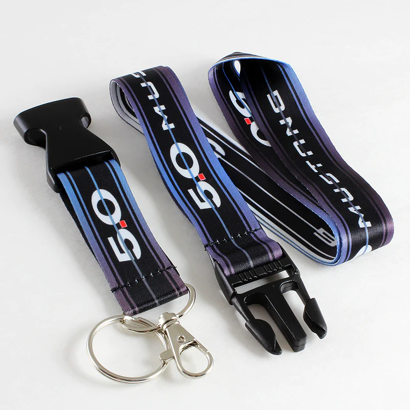 Ford Mustang 5.0 Keychain Lanyard with Detachable Quick Release - Image 3