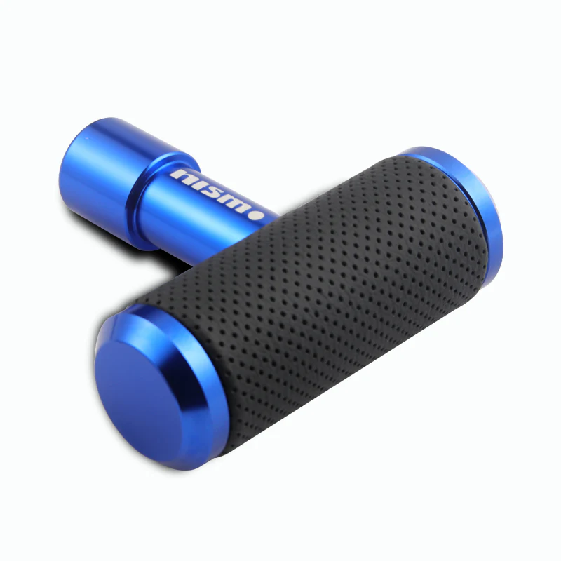 For NISMO Leather Car Shift Knob Aircraft Joystick Transmission Racing Gear Blue - Image 3