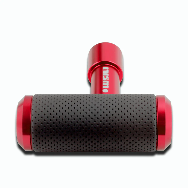 For NISMO Leather Car Shift Knob Aircraft Joystick Transmission Racing Gear Red - Image 5