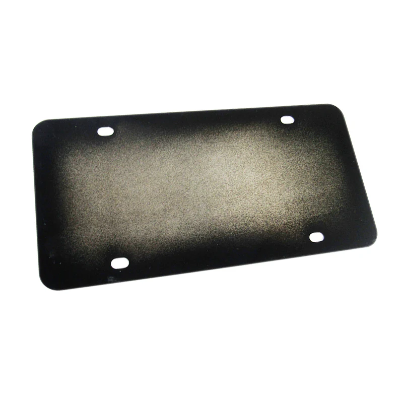For Nissan NISMO Logo Front Black Stainless Steel License Plate Frame with Caps - Image 5