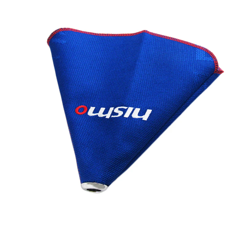 For Nissan NISMO Racing shift knob Shifter Boot Cover MT/AT Blue Hyper Fabric - Image 6