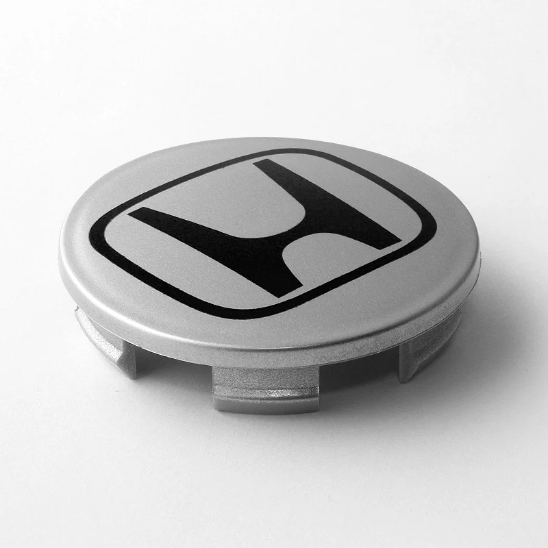 Honda Set of Four Silver and Black Wheel Center Caps (69mm) - Image 4