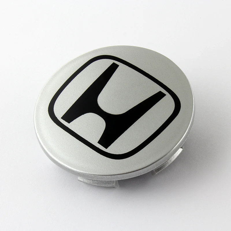 Honda Set of Four Silver and Black Wheel Center Caps (69mm) - Image 5
