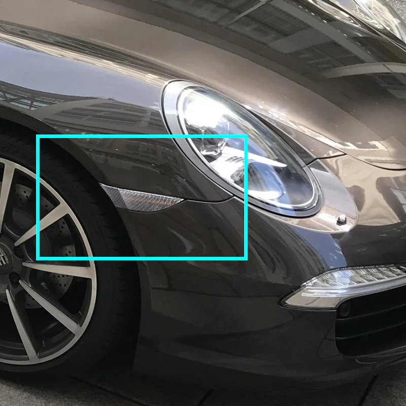 For 2012–2016 Porsche 911 Carrera Amber LED Turn Signal Bumper Side Marker Lights -Clear Lens - Image 5