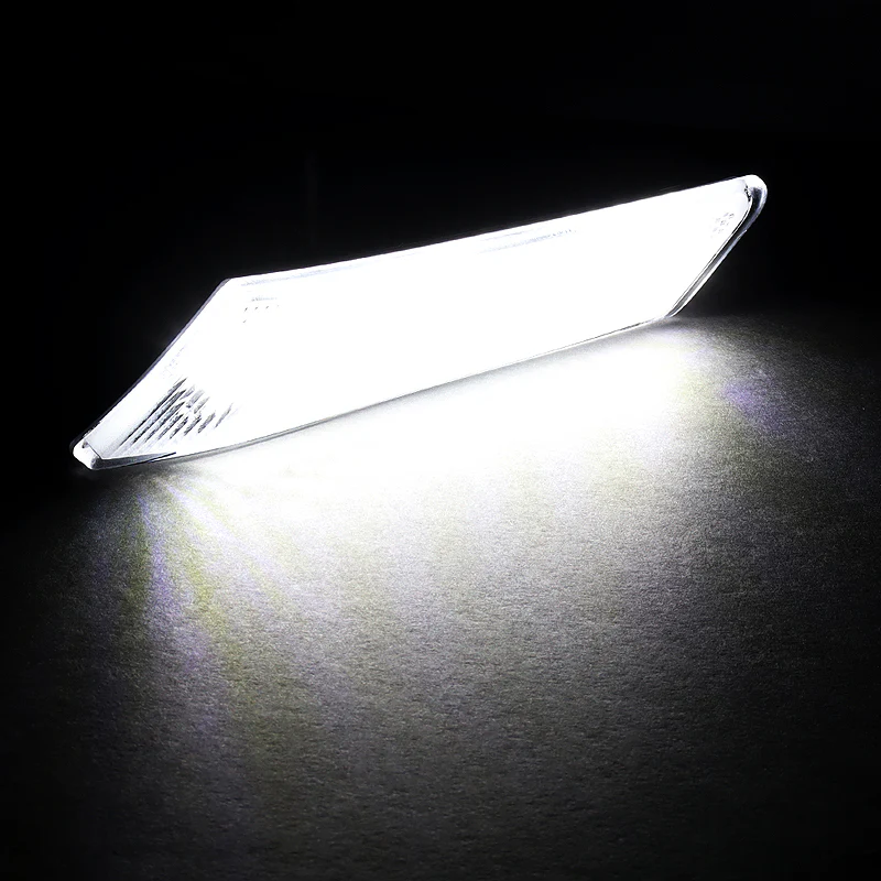 For 2005–2012 Porsche Boxster / Carrera / Cayman White LED Turn Signal Bumper Side Marker Lights -Smoke Lens - Image 4