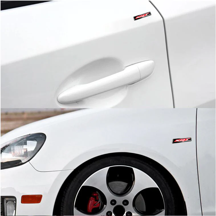 For SRT Car Auto Luxury Body Fender Rear Trunk Metal Emblem Badge Sticker 2PCS - Image 7