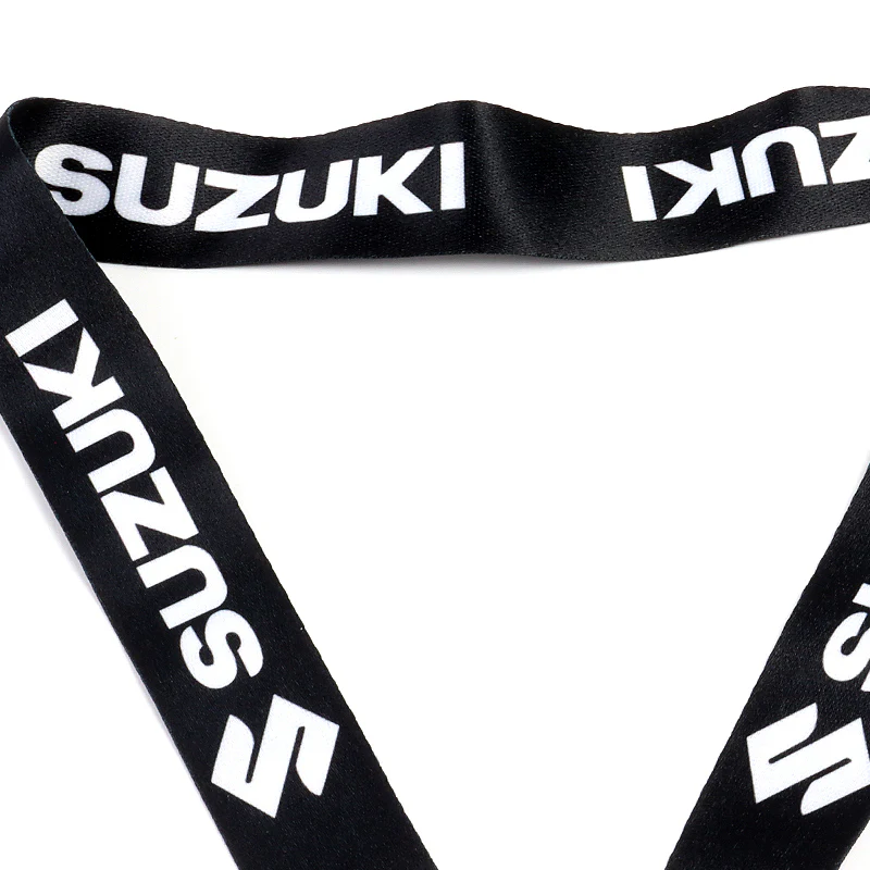 For SUZUKI Racing Black Biker Keychain Lanyard Motorcycle Key chain Strap Tag - Image 6