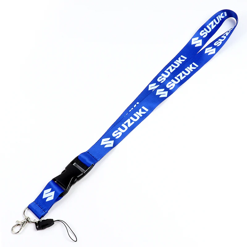 For SUZUKI Racing Blue Biker Keychain Lanyard Motorcycle Key chain Strap Tag - Image 4