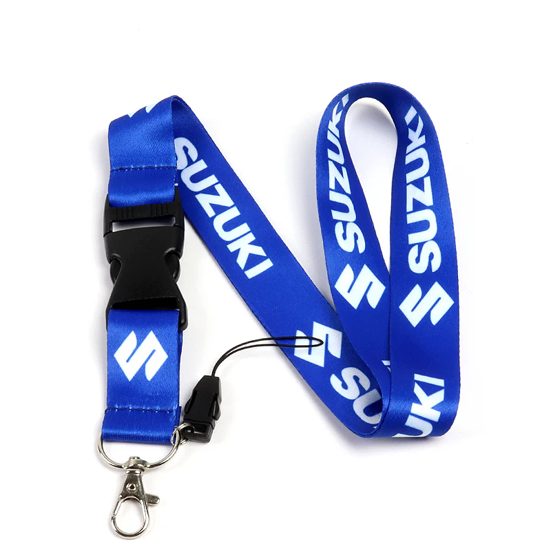 For SUZUKI Racing Blue Biker Keychain Lanyard Motorcycle Key chain Strap Tag - Image 5