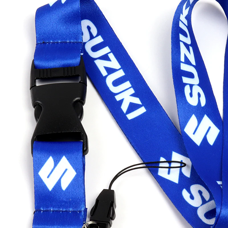 For SUZUKI Racing Blue Biker Keychain Lanyard Motorcycle Key chain Strap Tag - Image 7