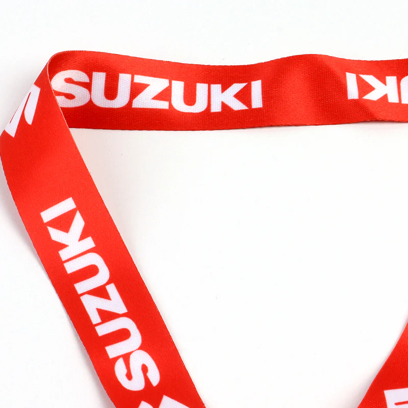 For SUZUKI Racing Red Biker Keychain Lanyard Motorcycle Key chain Strap Tag - Image 7