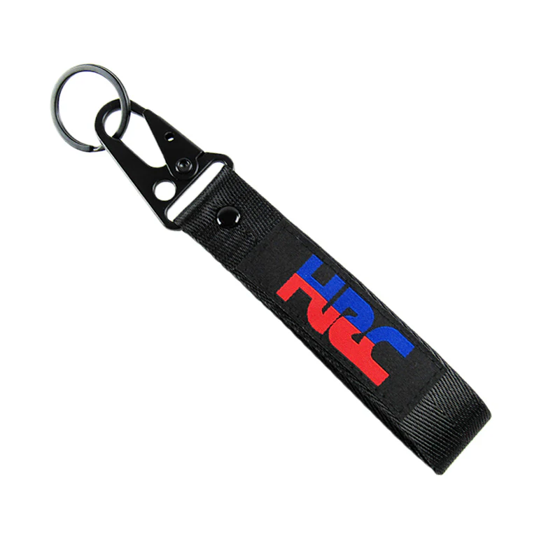 For Team Honda HRC Double Sided Metal Hook Keychain Strap Keyring Bike Lanyard Modern Gift - Image 2