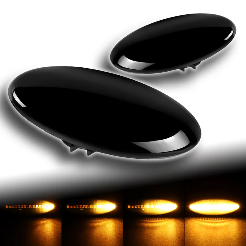 For Toyota Corolla RAV-4 Yaris Smoke Sequential LED Signal Side Marker Lights - Image 8