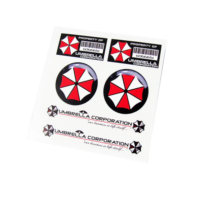 For Umbrella Corp. Resident Evil Car Window Vinyl Reflective Decal Sticker New - Image 5