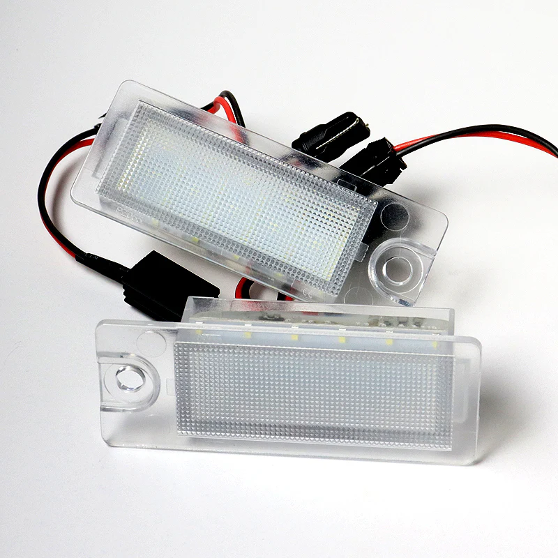 For Volvo S60 S80 XC70 XC90 V70 Xenon White SMD LED 6000K License Plate Lights - Image 2