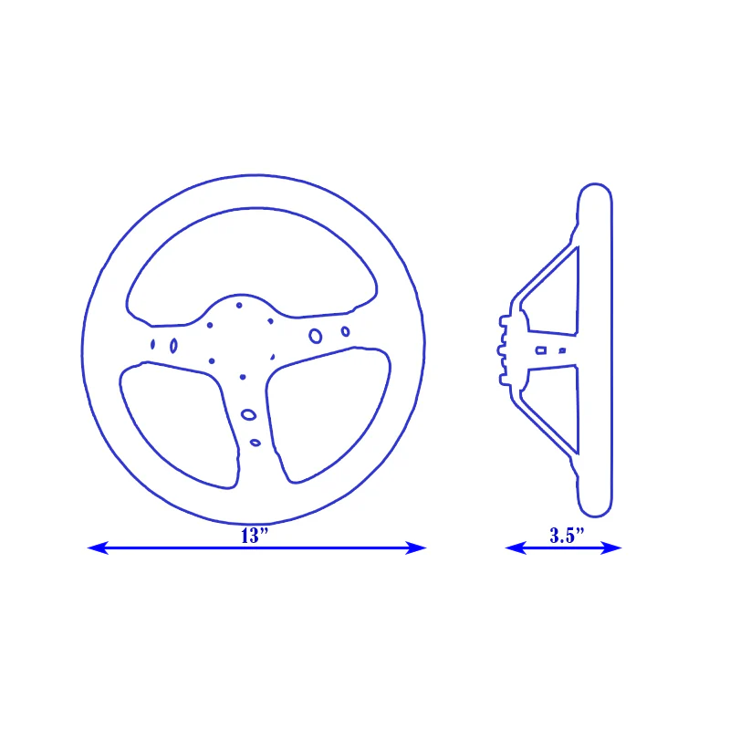 For XTREME RACERS Red Stitches 330mm Embroidery Leather Deep Dish Steering Wheel Horn Button Set - Image 10