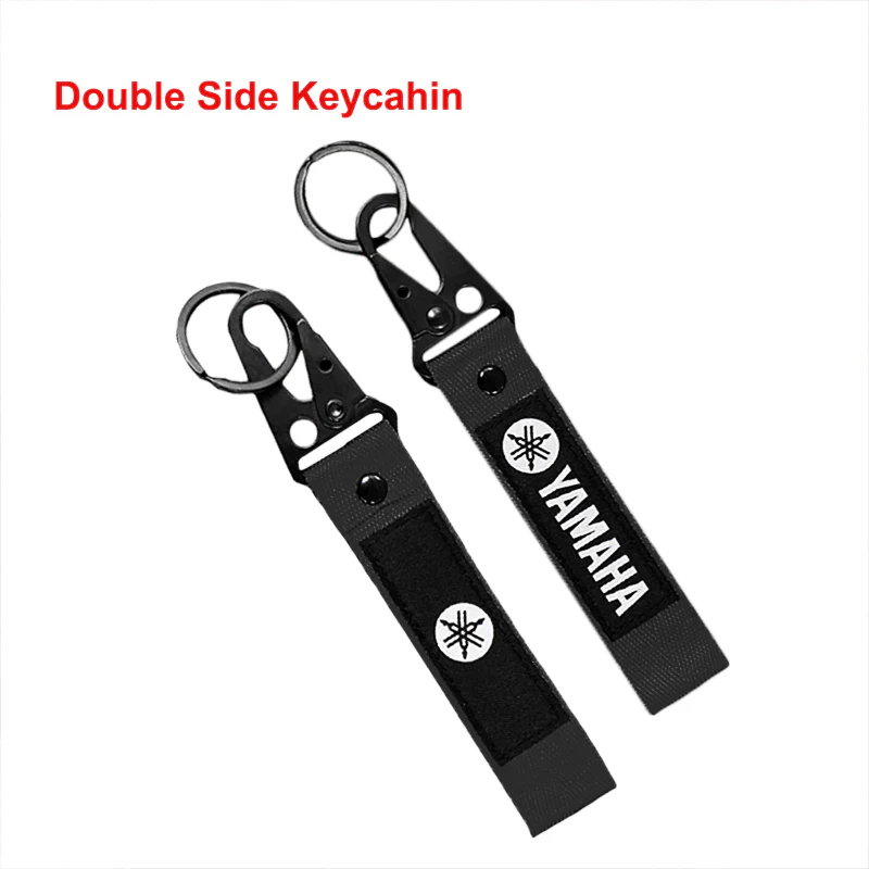 New For YAMAHA Bike Backpack Keychain Metal Key Ring Hook Nylon Strap Lanyard - Image 5