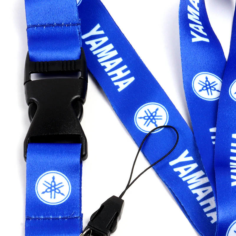 For YAMAHA Racing Blue Biker Keychain Lanyard Motorcycle Key chain Strap Tag - Image 3