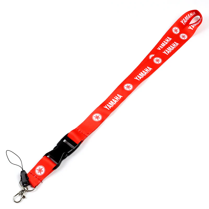 For YAMAHA Racing Red Biker Keychain Lanyard Motorcycle Key chain Strap Tag - Image 4
