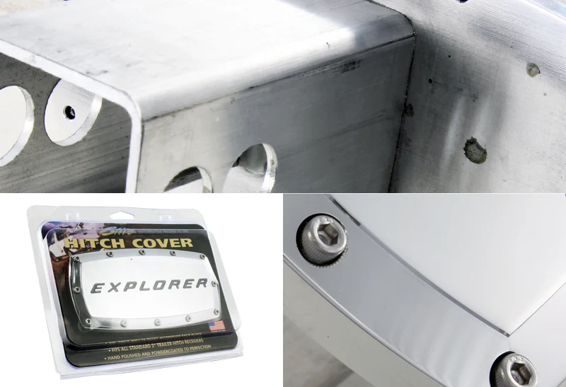 FORD EXPLORER LOGO Hitch Cover Plug Cap For 2" Trailer Receiver with ALLEN BOLTS DESIGN - Image 3