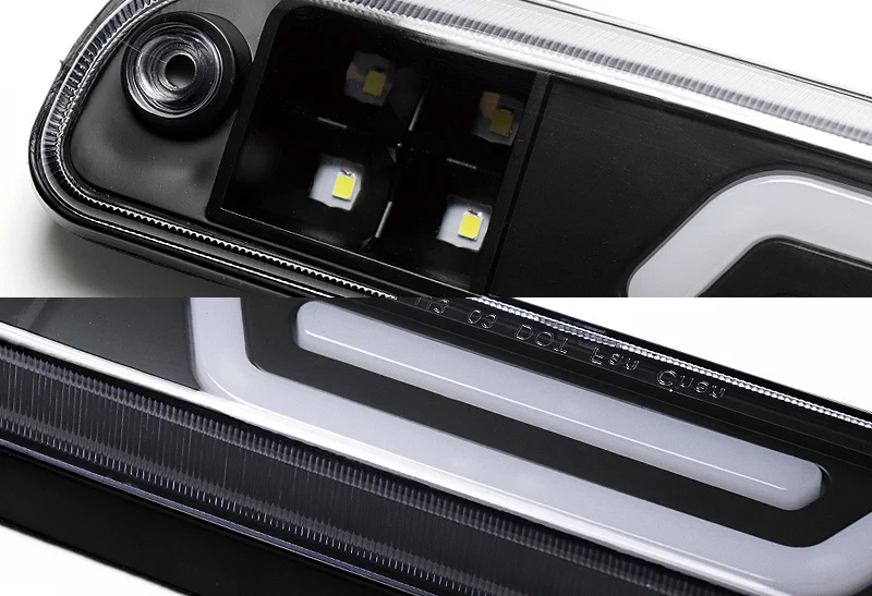 1993-2011 Ford Ranger LED Third Brake Light with Cargo Light - Black Housing Clear Lens - Image 2