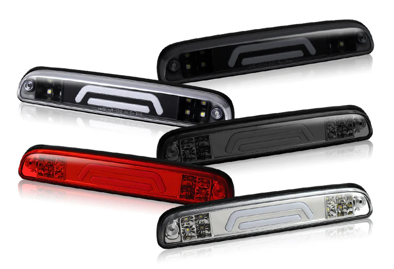 1999-2016 Ford Super Duty LED Third Brake Light with Cargo Light - Black Housing Smoked Lens - Image 6