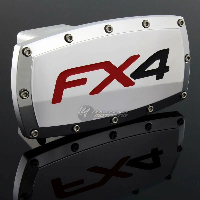 FORD FX4 LOGO OFF-ROAD Hitch Cover Plug Cap For 2" Trailer Receiver with ALLEN BOLTS DESIGN - Image 2
