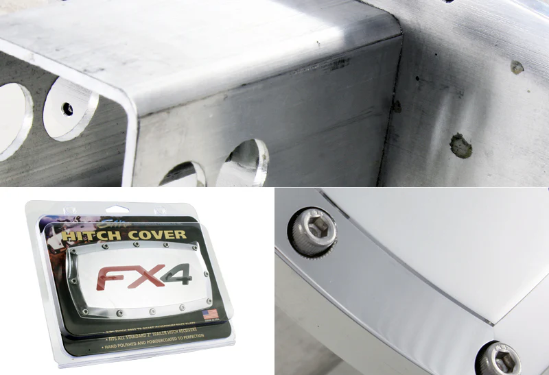 FORD FX4 LOGO OFF-ROAD Hitch Cover Plug Cap For 2" Trailer Receiver with ALLEN BOLTS DESIGN - Image 8