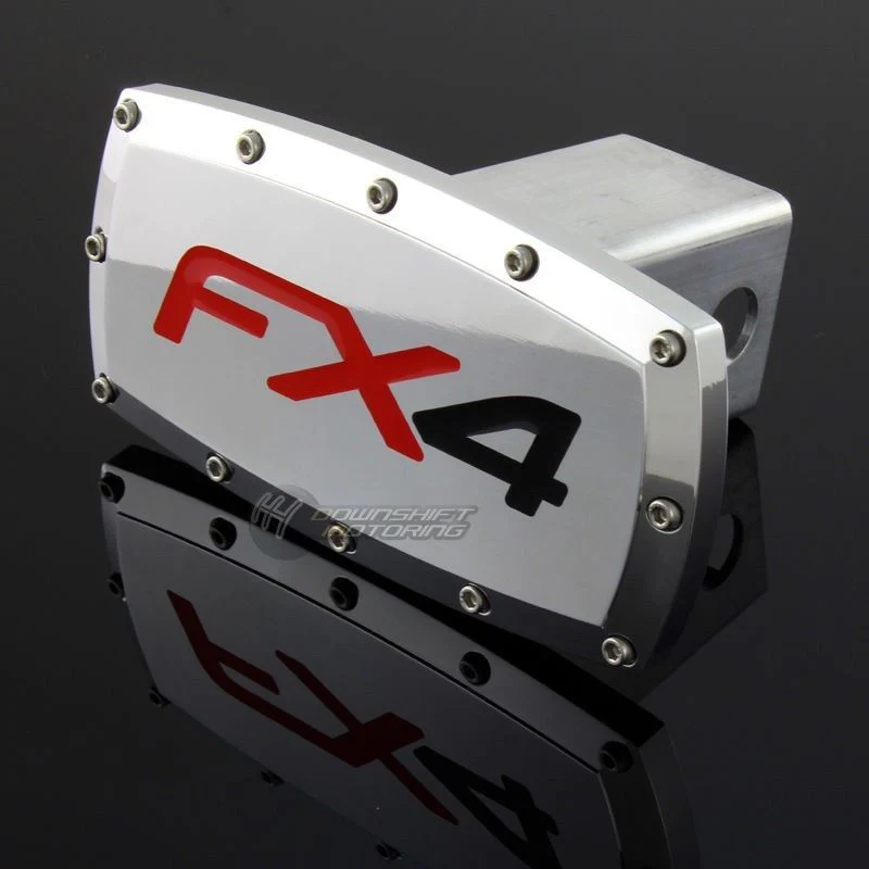 FORD FX4 LOGO OFF-ROAD Hitch Cover Plug Cap For 2" Trailer Receiver with ALLEN BOLTS DESIGN - Image 9