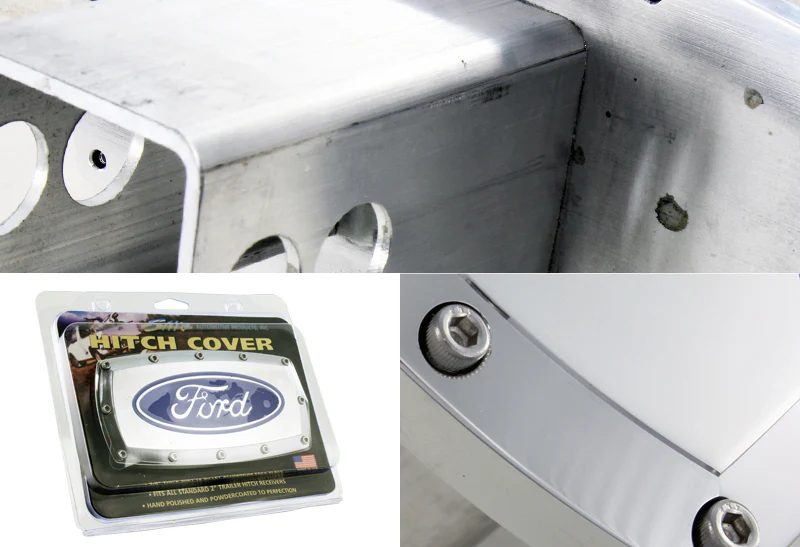 FORD LOGO Hitch Cover Plug Cap For 2" Trailer Tow Receiver with ALLEN BOLTS DESIGN - Image 3