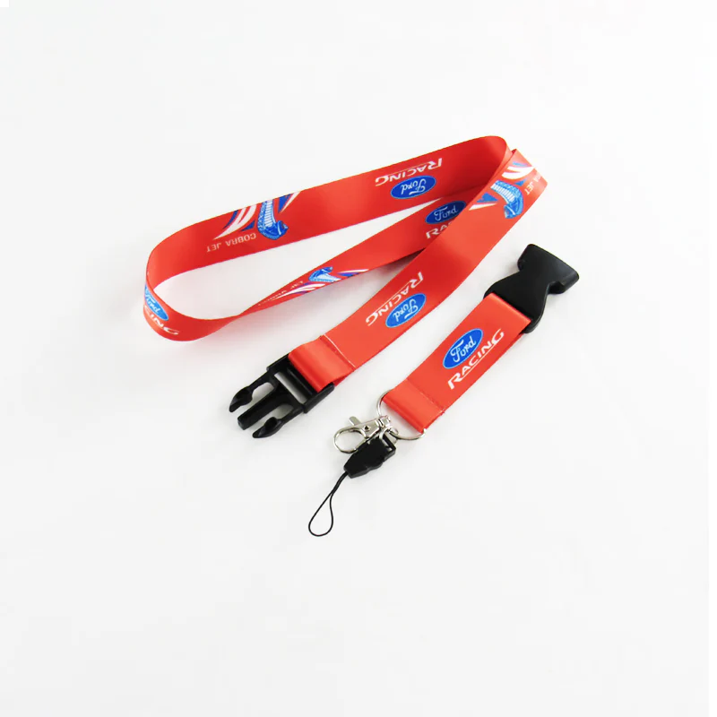 Ford Mustang Cobra Jet Red Keychain Lanyard For Ford Racing Mustang Shelby - Image 6