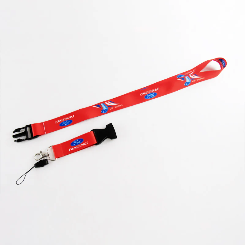 Ford Mustang Cobra Jet Red Keychain Lanyard For Ford Racing Mustang Shelby - Image 7