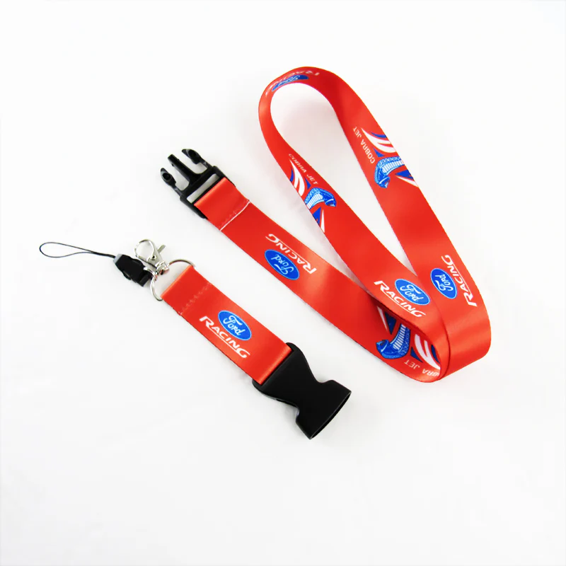 Ford Mustang Cobra Jet Red Keychain Lanyard For Ford Racing Mustang Shelby - Image 8