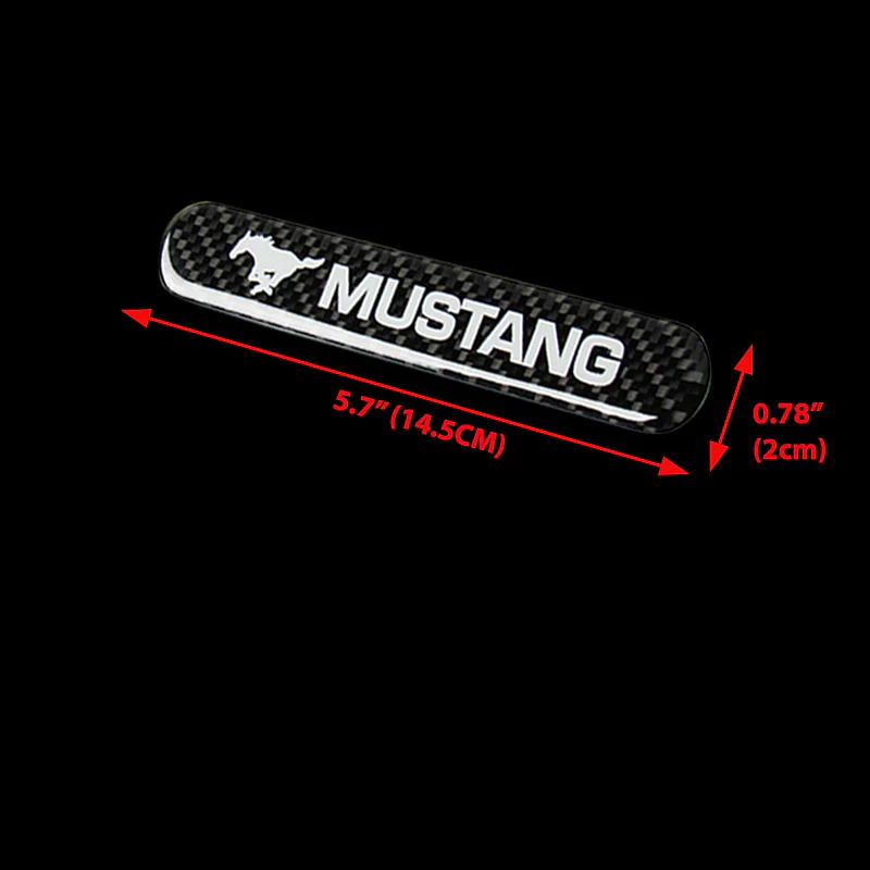 Ford Mustang Set LOGO Emblems with Black Tire Valves Wheel Air Caps Keychain - US SELLER - Image 5