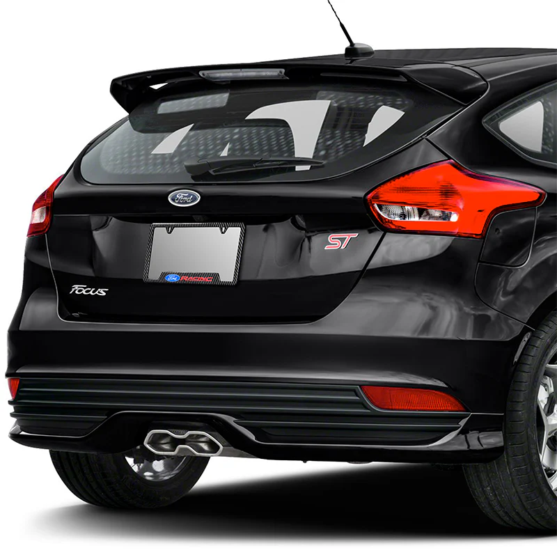 Ford Racing 2 pcs Carbon Fiber Look High Quality ABS License Plate Frames with Caps Bolt Screw Set New - Image 7