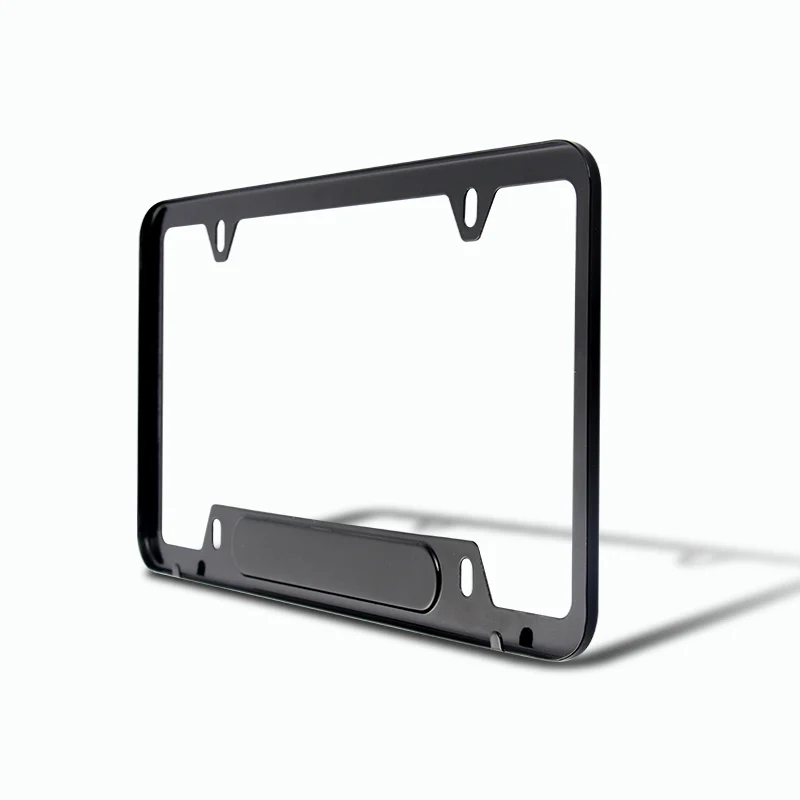 FORD Racing Brand New Stainless Steel Black SET License Plate Frame 2pcs with Caps Bolt - Image 4