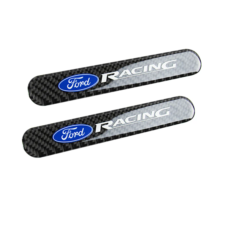 FORD Racing LOGO Set Emblems with Black Wheel Tire Valves Air Caps Keychain - US SELLER - Image 8