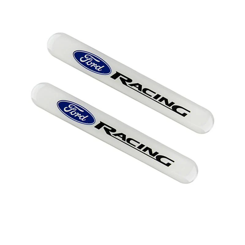 Ford Racing ST Set LOGO Emblems with Black Keychain Wheel Tire Valves Air Caps - US SELLER - Image 8