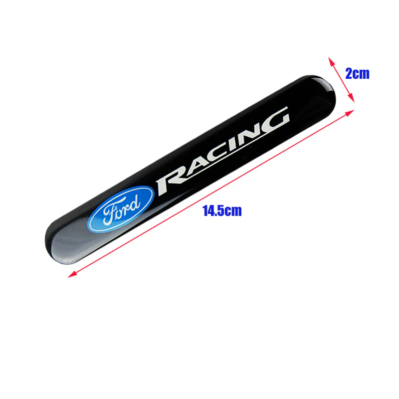 Ford Racing ST Set LOGO Emblems with Silver Keychain Tire Wheel Valves Air Caps - US SELLER - Image 5