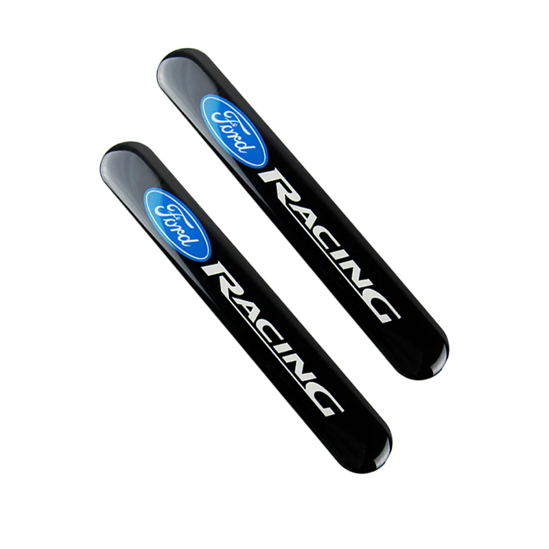 Ford Racing ST Set LOGO Emblems with Silver Keychain Tire Wheel Valves Air Caps - US SELLER - Image 8