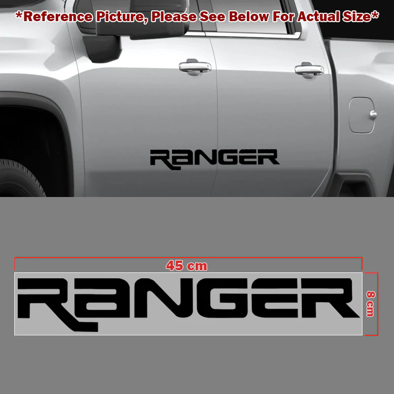 Ford Ranger Pickup Truck Windscreen Sticker Rear Window Bumper Body Decal - Image 4
