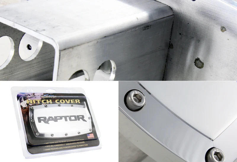 FORD RAPTOR LOGO Hitch Cover Plug Cap For 2" Trailer Tow Receiver with ALLEN BOLTS DESIGN - Image 3