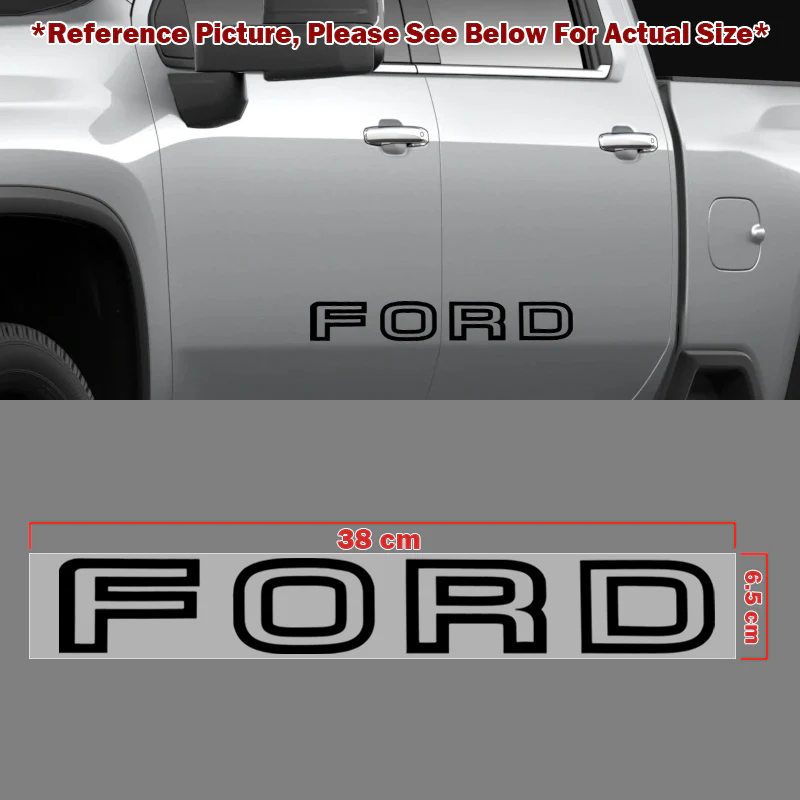 Ford Windscreen Sticker Fiesta Focus Mustang Escape Window Rear Bumper Decal - Image 4