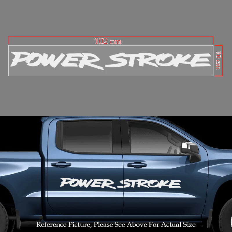 Ford Power Stroke Windshield Graphic Vinyl Decal Banner Sticker (40" x4") - Image 3
