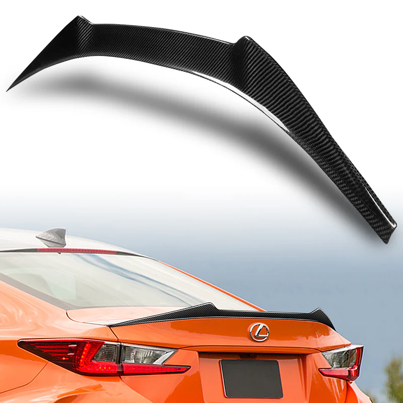 G-Style Rear Trunk Lip Duckbill Spoiler Wing For 2015-2023 Lexus RC200t RC300 RC350 F-Sport 2-DR / Coupe -Real Carbon Fiber - Image 5