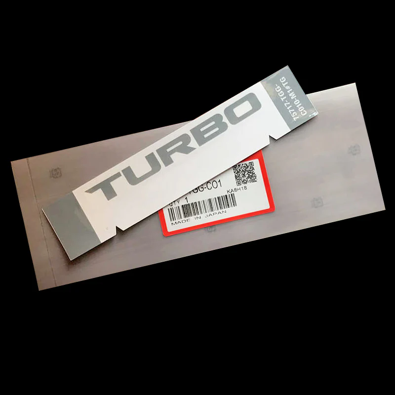 GENUINE HONDA CDM TURBO WINDOW DECAL STICKER CIVIC TYPE R FK8 2016-2019 OEM - Image 2