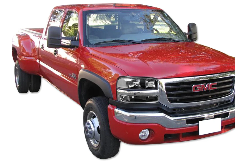 1999–2006 GMC Sierra 1500 2500 Black Headlights w/ Bumper Signal Lights 4PCS Set - Clear Lens Clear Reflector - Image 4