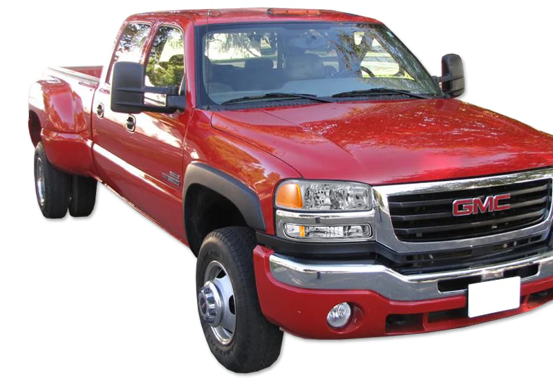1999–2006 GMC Sierra 1500 2500 Chrome Headlights w/ Bumper Signal Lights 4PCS Set - Clear Lens Amber Reflectors - Image 4