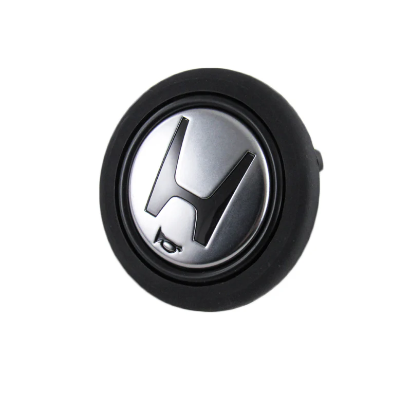Black JDM Horn Button For Momo Steering Wheel For Honda Acura NSX EG6 EK9 DC2 NEW - Image 7