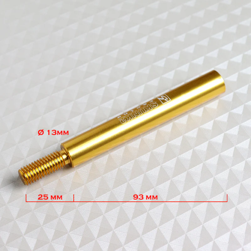 GOLD M10 x 1.5 Skunk2 Long Shifter Extender Extension 4.5" For HONDA / ACURA - Image 3
